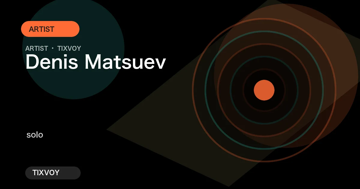 Denis Matsuev Concert Tickets