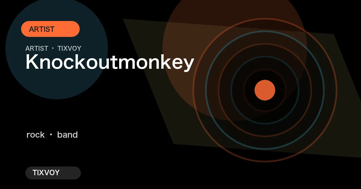 Knockoutmonkey コンサートチケット