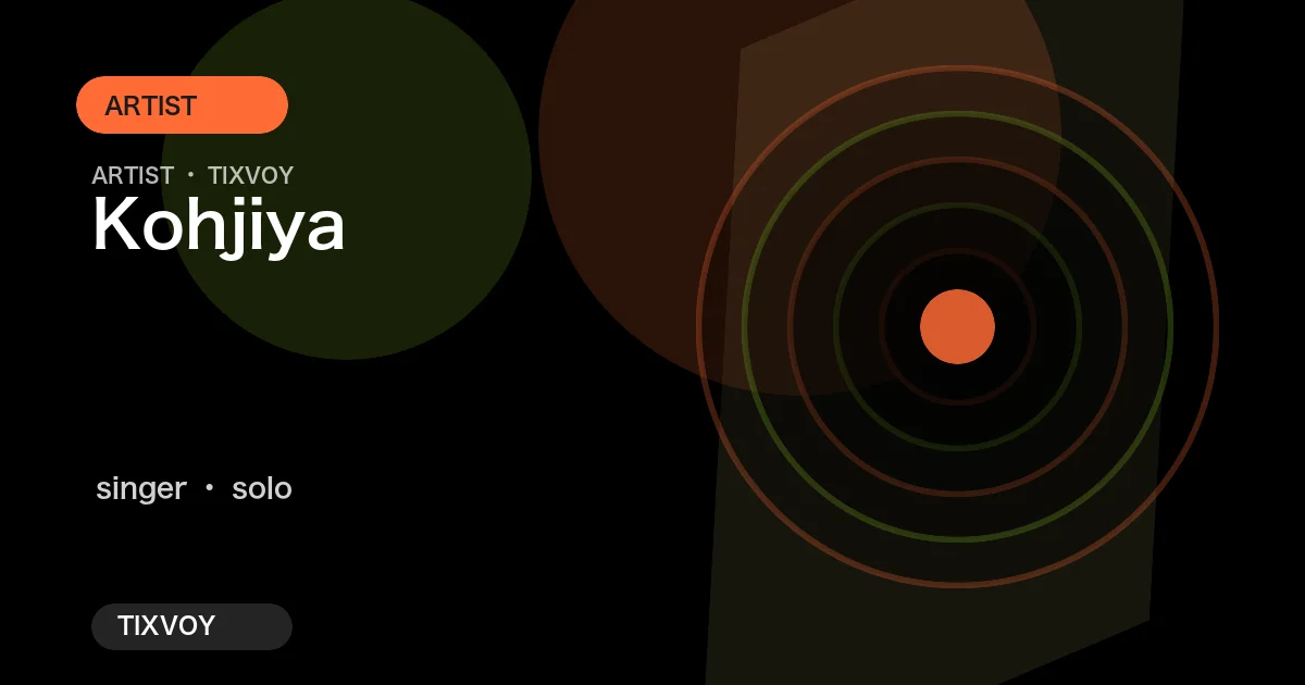 Kohjiya Concert Tickets