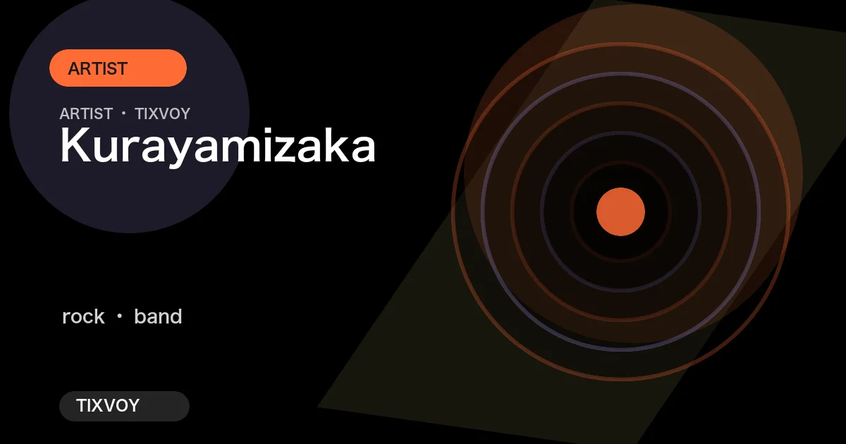 Kurayamizaka Concert Tickets