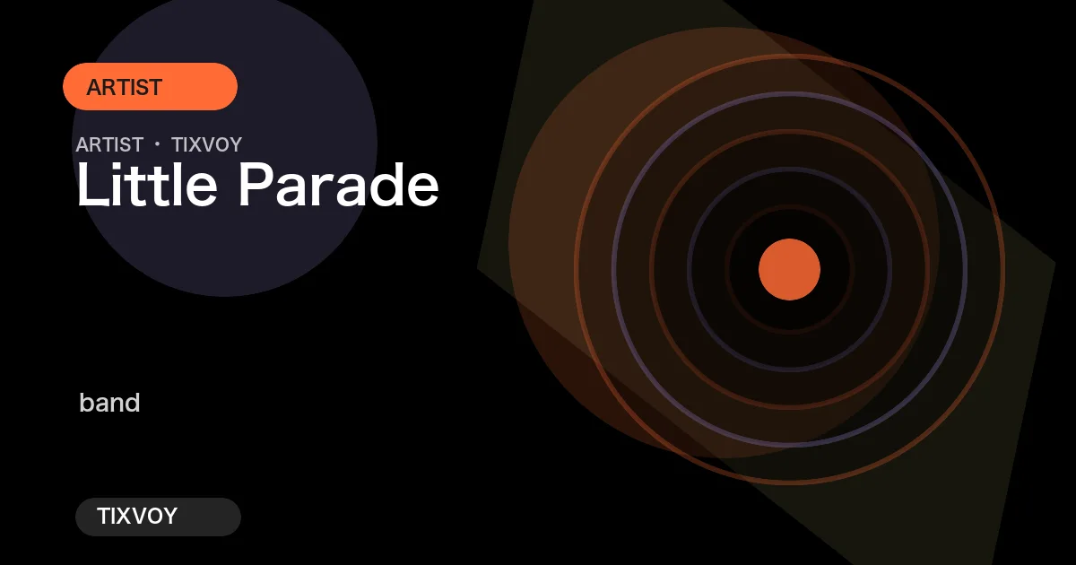 Little Parade 콘서트 티켓