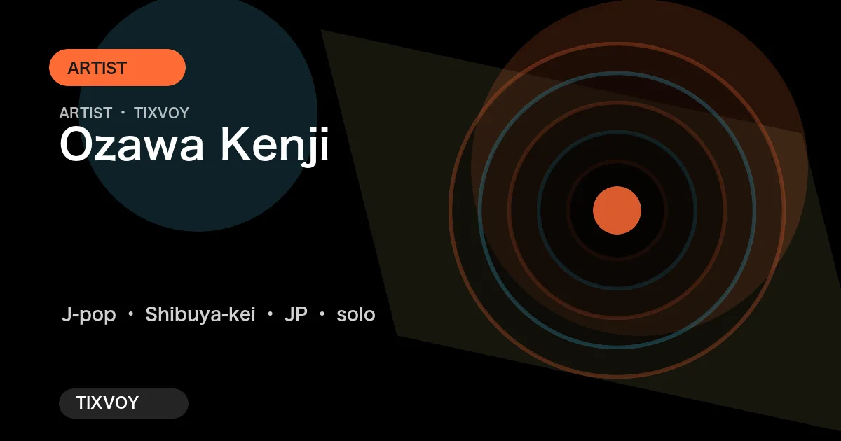 Ozawa Kenji Concert Tickets