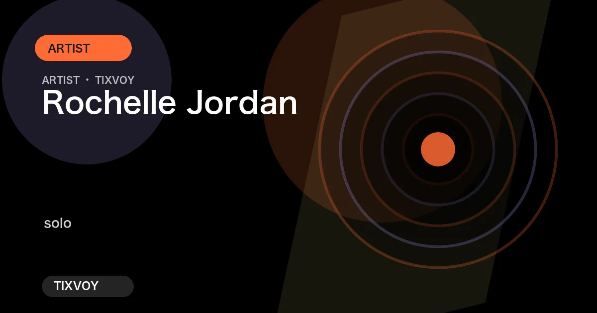 Rochelle Jordan Concert Tickets