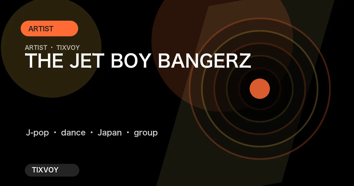 THE JET BOY BANGERZ 演唱会门票