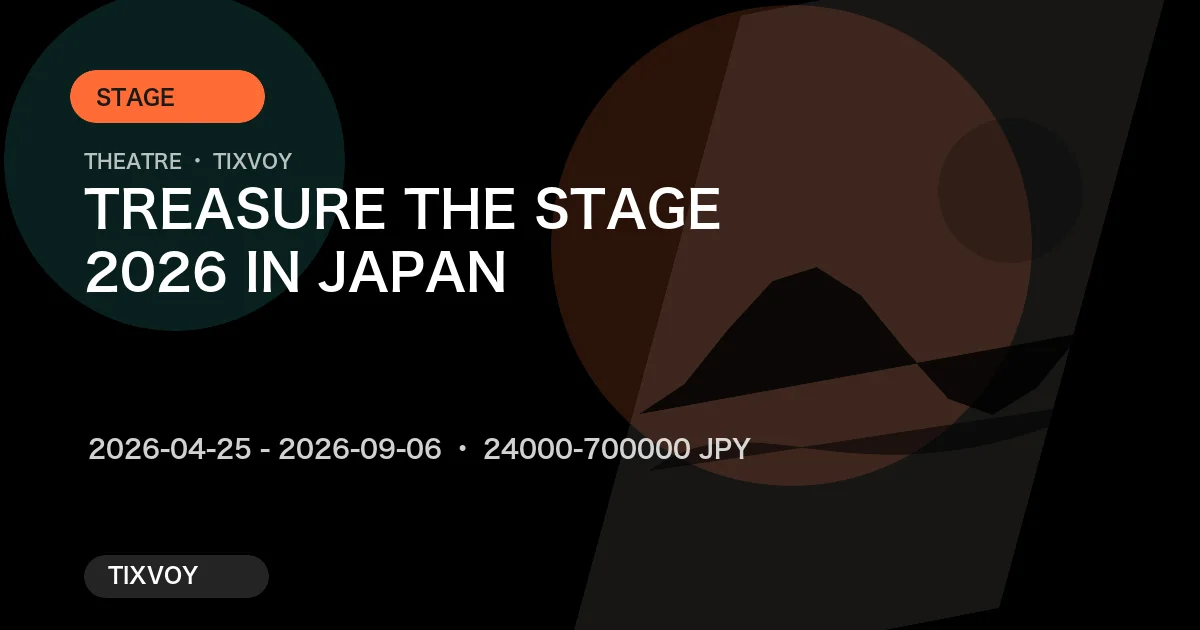 TREASURE Concert Tickets