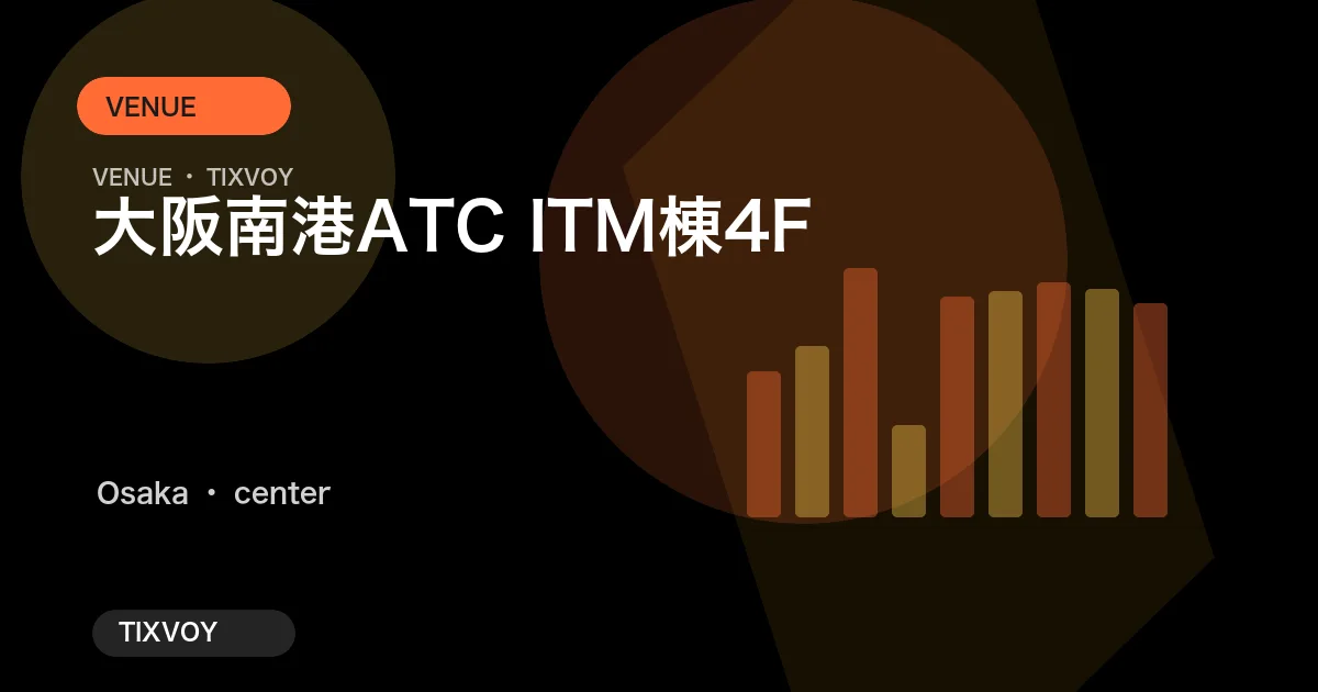 大阪南港ATC ITM棟4Fの写真
