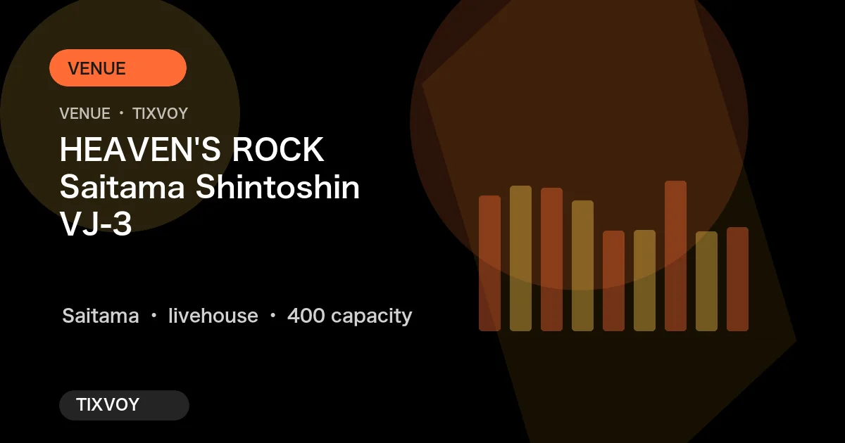 HEAVEN'S ROCK 사이타마 신도심 VJ-3의 사진