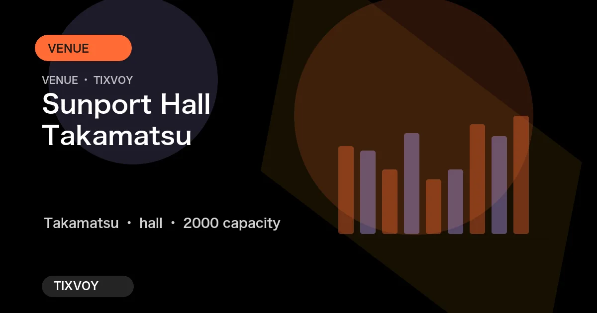 Photo of Sunport Hall Takamatsu