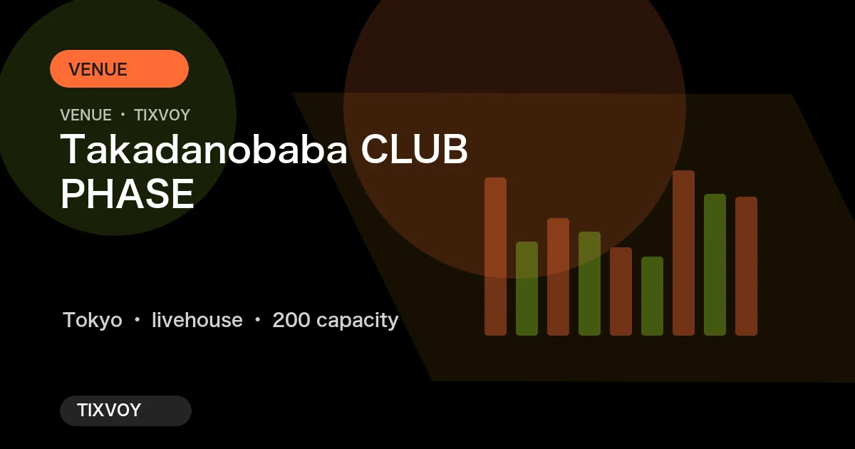타카다노바바 CLUB PHASE의 사진